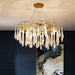 Modern Glass Teardrop Tiered Chandelier - Simprolos