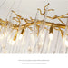Modern Glass Teardrop Tiered Chandelier - Simprolos