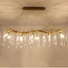 Modern Glass Teardrop Tiered Chandelier - Simprolos
