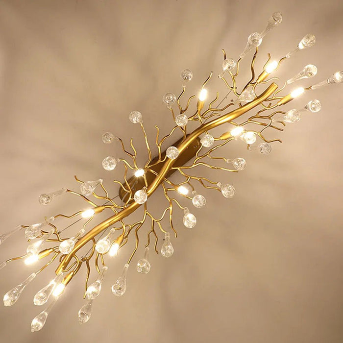 Modern Glass Teardrop Tiered Chandelier - Simprolos