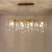 Modern Glass Teardrop Tiered Chandelier - Simprolos