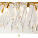 Modern Glass Teardrop Tiered Chandelier - Simprolos