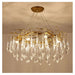 Modern Glass Teardrop Tiered Chandelier - Simprolos