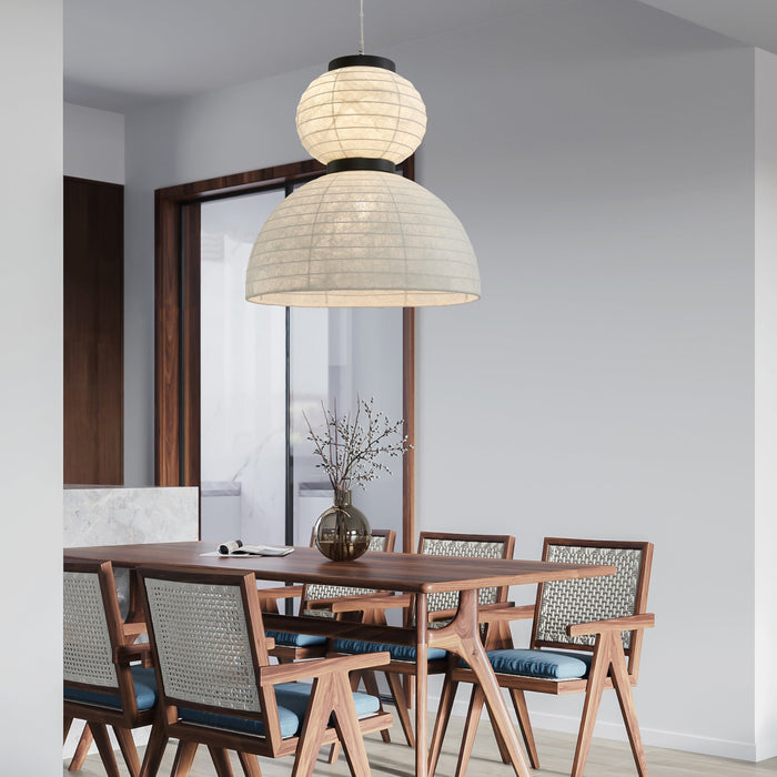 Modern Silk Pendant Light - Simprolos