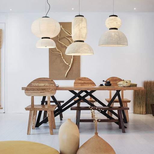 Modern Silk Pendant Light - Simprolos