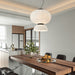 Modern Silk Pendant Light - Simprolos