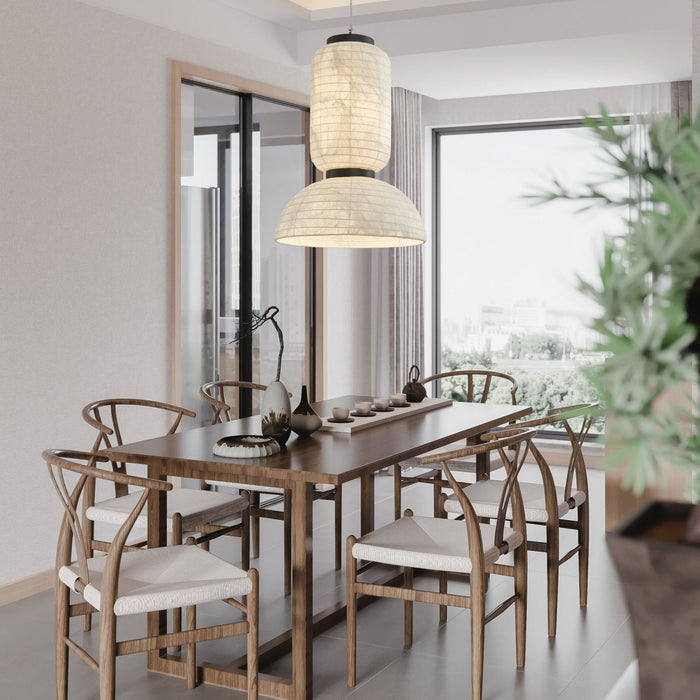 Modern Silk Pendant Light - Simprolos