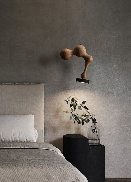 Molecule Wooden Pendant Light - Simprolos