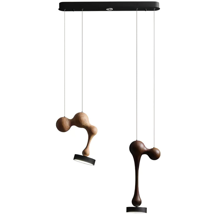 Molecule Wooden Pendant Light - Simprolos