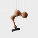 Molecule Wooden Pendant Light - Simprolos
