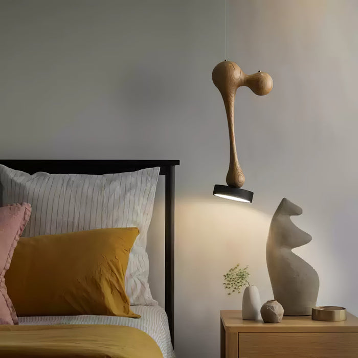 Molecule Wooden Pendant Light - Simprolos
