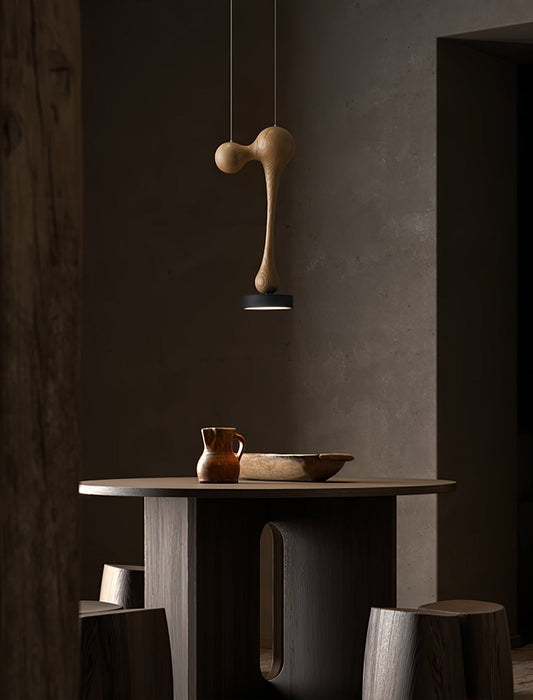 Molecule Wooden Pendant Light - Simprolos