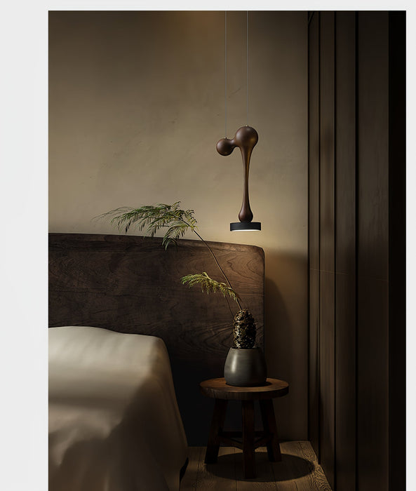 Molecule Wooden Pendant Light - Simprolos