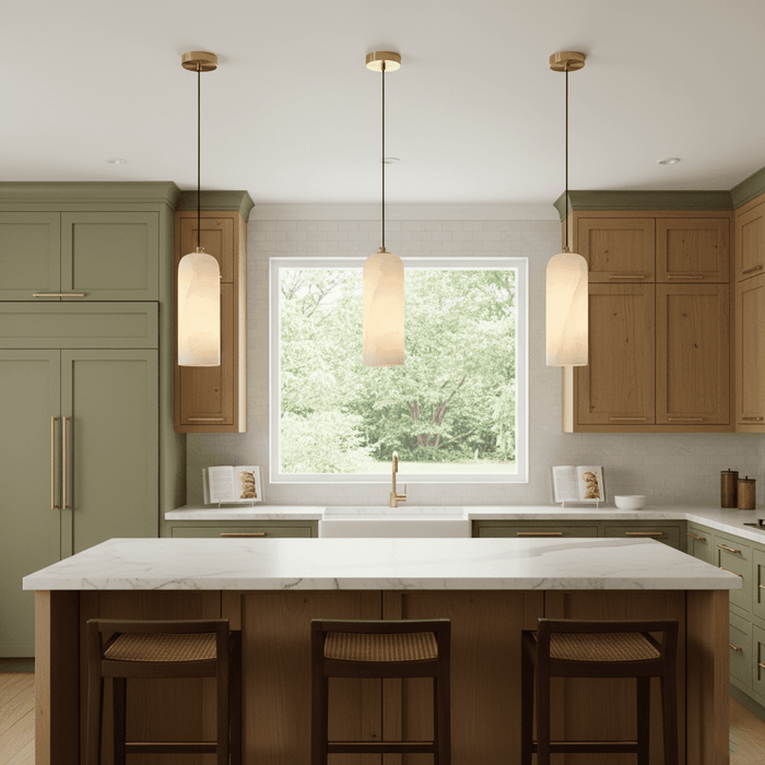 Monty Alabaster Pendant Lamp - Simprolos