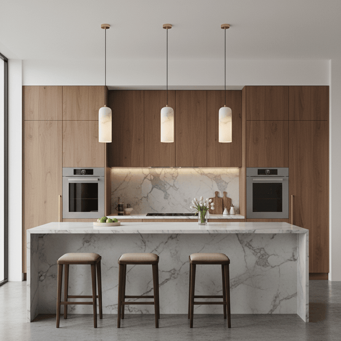 Monty Alabaster Pendant Lamp - Simprolos