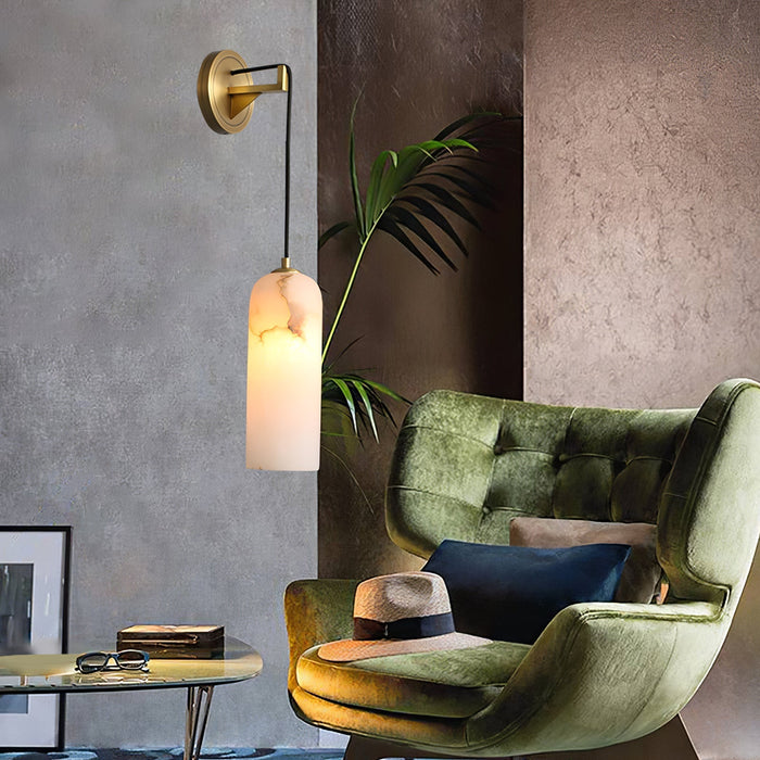 Monty Alabaster Wall Lamp - Simprolos