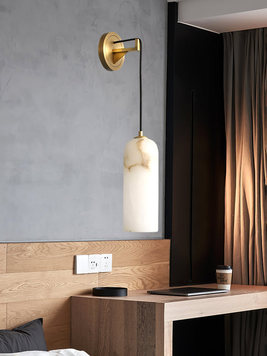 Monty Alabaster Wall Lamp - Simprolos