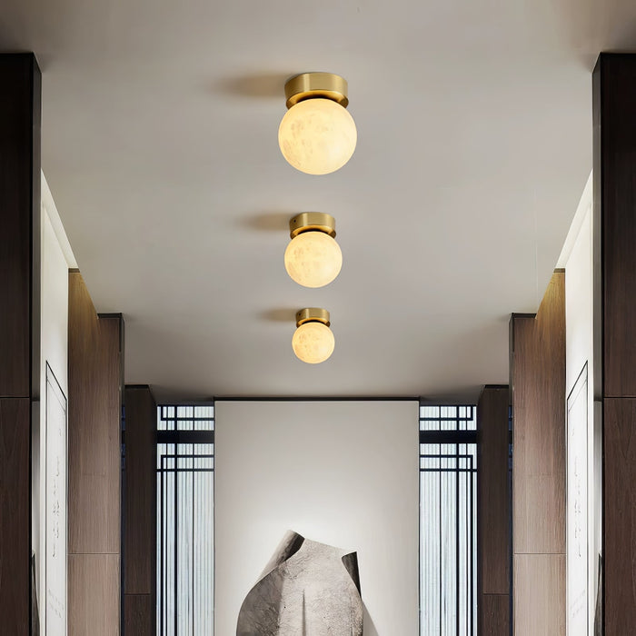 Moon Alabaster Ceiling Light - Simprolos