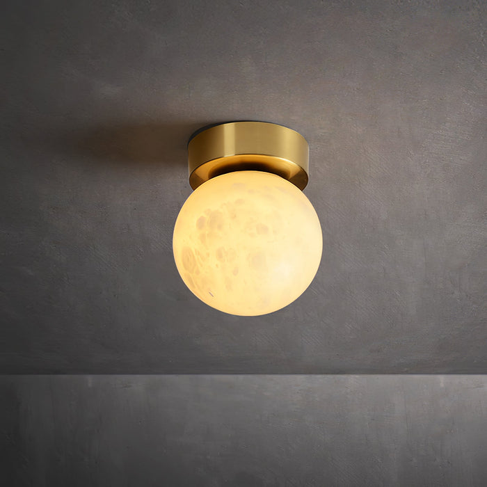 Moon Alabaster Ceiling Light - Simprolos