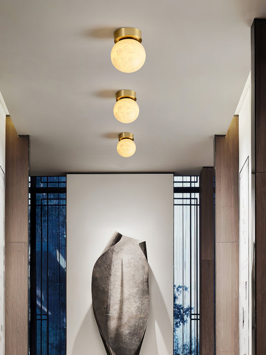 Moon Alabaster Ceiling Light - Simprolos