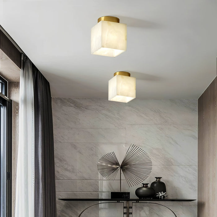 Moon Alabaster Ceiling Light - Simprolos