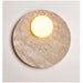 Moonwake Travertine Sconce - Simprolos