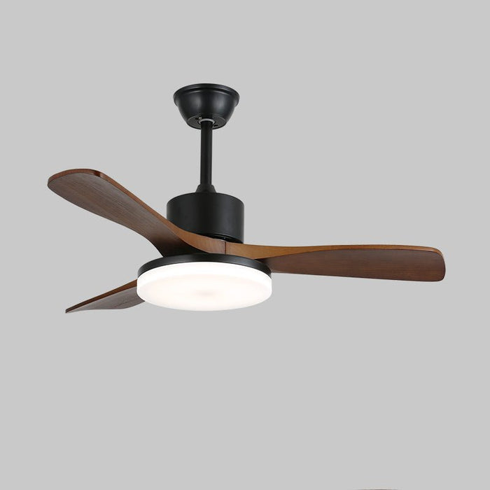 Morty Adams Wooden 48"/52" Ceiling Fan Light - Simprolos