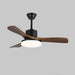 Morty Adams Wooden 48"/52" Ceiling Fan Light - Simprolos