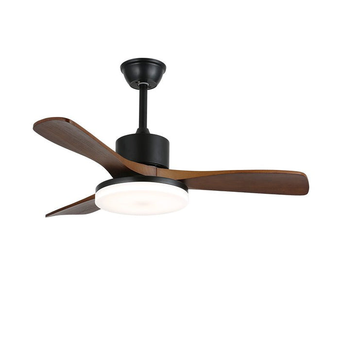 Morty Adams Wooden 48"/52" Ceiling Fan Light - Simprolos