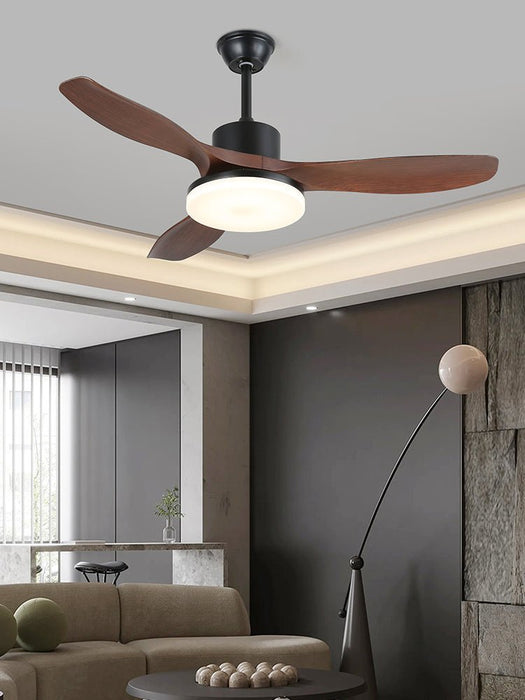 Morty Adams Wooden 48"/52" Ceiling Fan Light - Simprolos