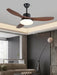 Morty Adams Wooden 48"/52" Ceiling Fan Light - Simprolos