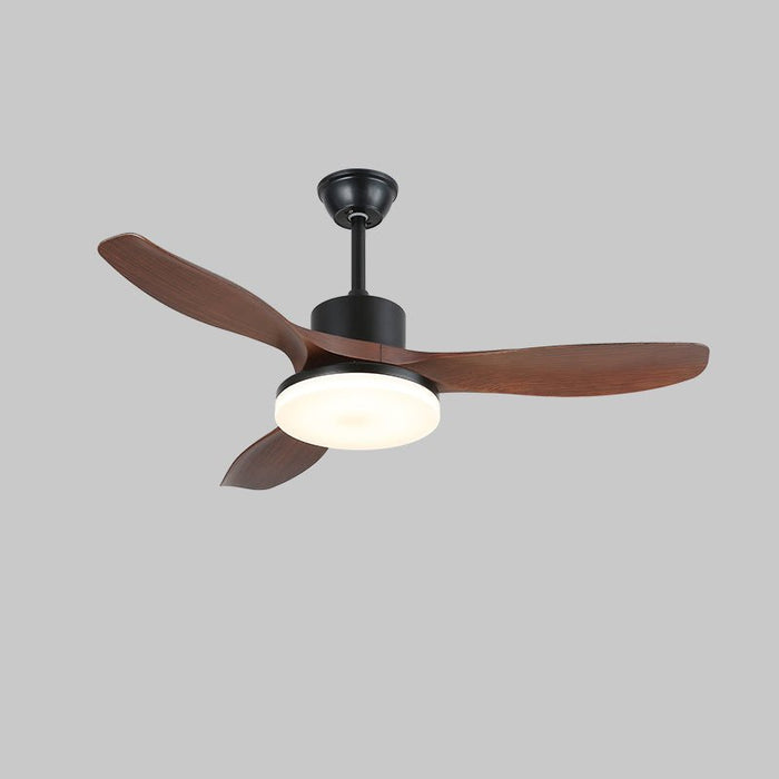 Morty Adams Wooden 48"/52" Ceiling Fan Light - Simprolos