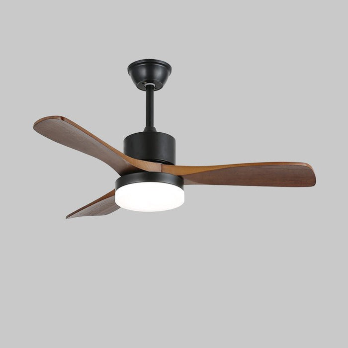 Morty Adams Wooden 48"/52" Ceiling Fan Light - Simprolos