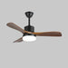 Morty Adams Wooden 48"/52" Ceiling Fan Light - Simprolos
