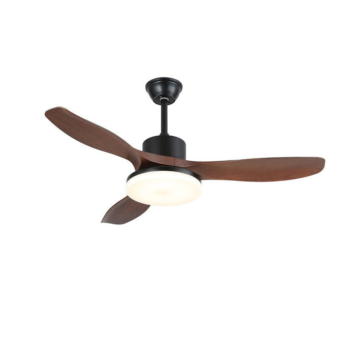 Morty Adams Wooden 48"/52" Ceiling Fan Light - Simprolos