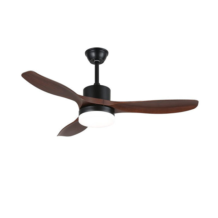 Morty Adams Wooden 48"/52" Ceiling Fan Light - Simprolos