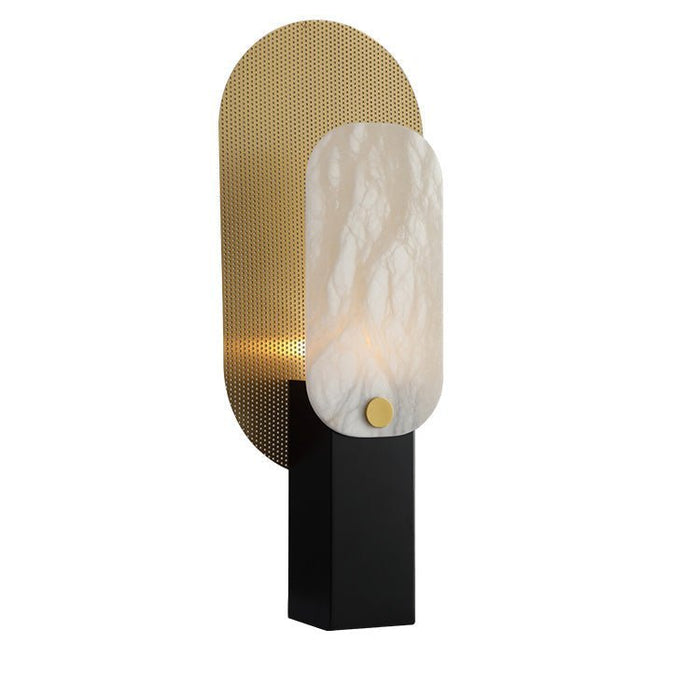 Mosaic Elegance Alabaster Table Lamp - Simprolos