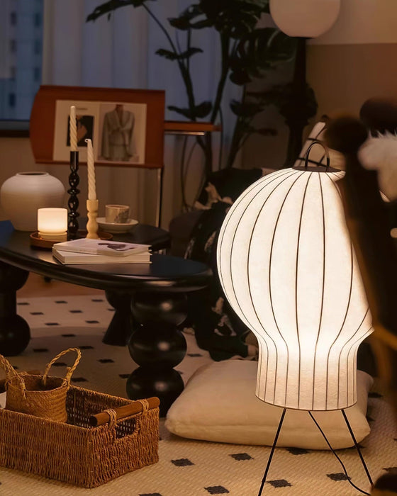 Mudusa Fabric Balloon Table Lamp - Simprolos