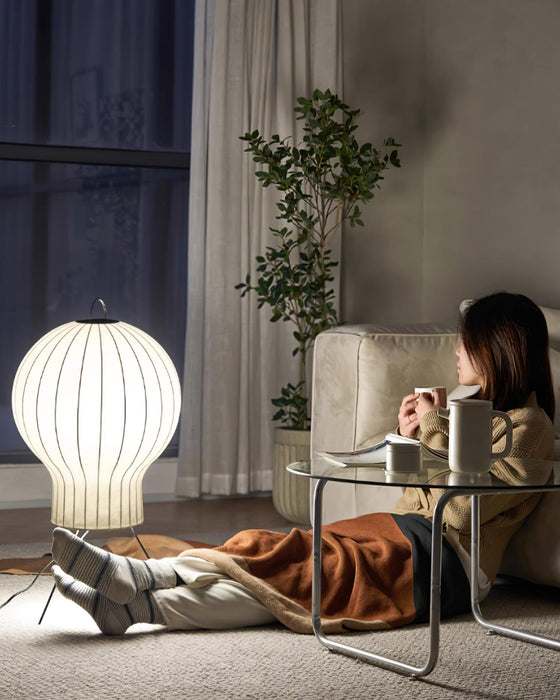 Mudusa Fabric Balloon Table Lamp - Simprolos