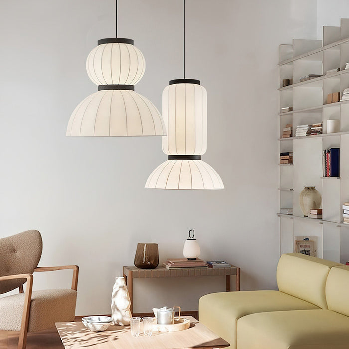 Mulberry Silk Lantern Pendant Light - Simprolos