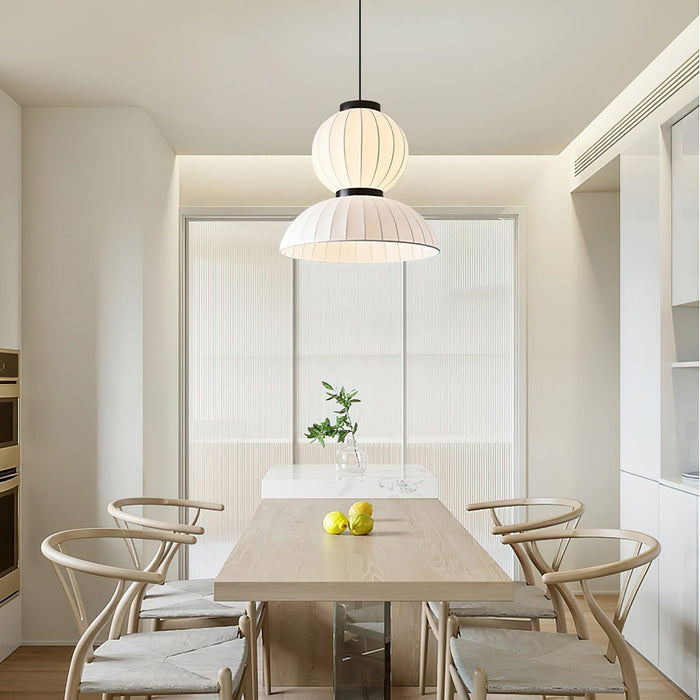 Mulberry Silk Lantern Pendant Light - Simprolos