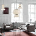 Mulberry Silk Lantern Pendant Light - Simprolos