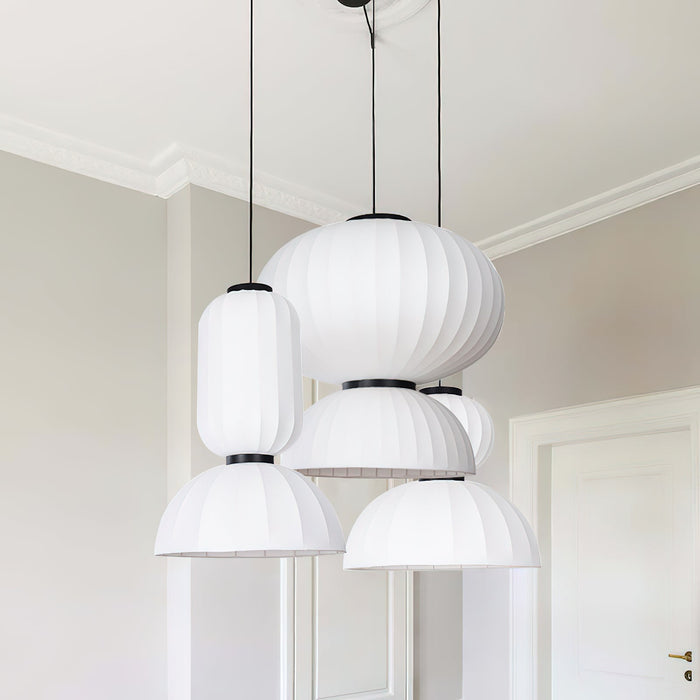 Mulberry Silk Lantern Pendant Light - Simprolos