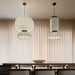 Mulberry Silk Lantern Pendant Light - Simprolos