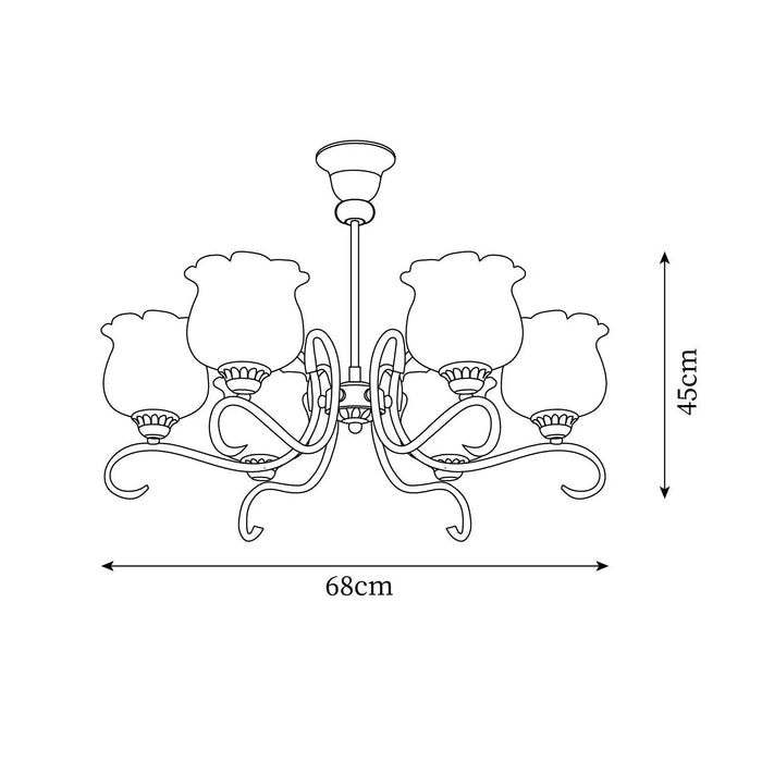 Mullan Chandelier - Simprolos