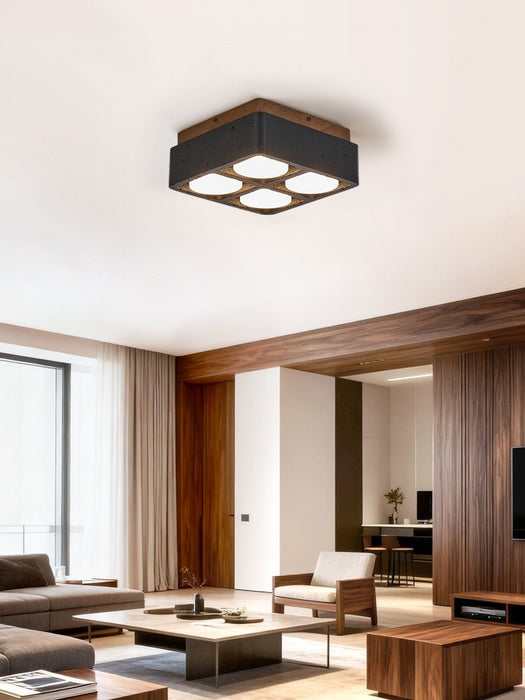 Multi Spot Square Ceiling Lamp - Simprolos