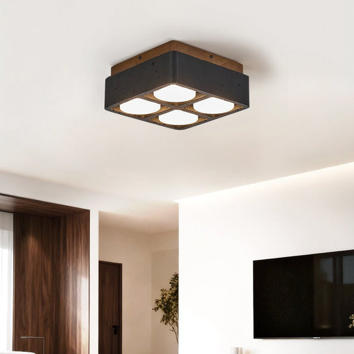 Multi Spot Square Ceiling Lamp - Simprolos