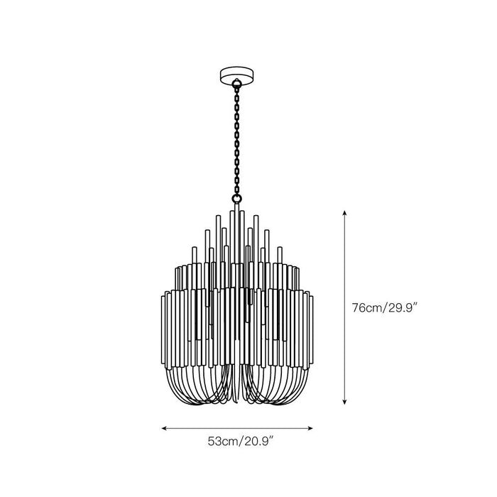 Multi - Stick Chandelier - Simprolos