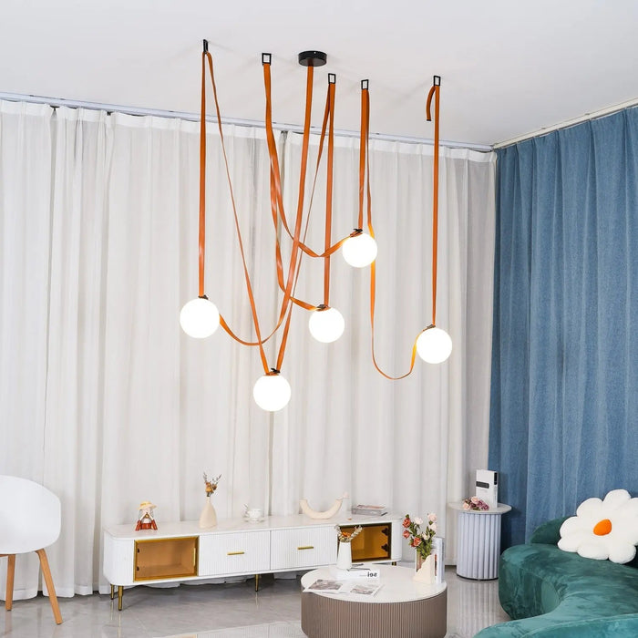Multiple Belt Art Pendant Light - Simprolos