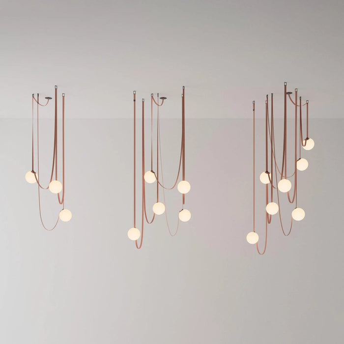 Multiple Belt Art Pendant Light - Simprolos